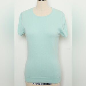 Short-sleeve 100% Cashmere T-shirt[NEW]